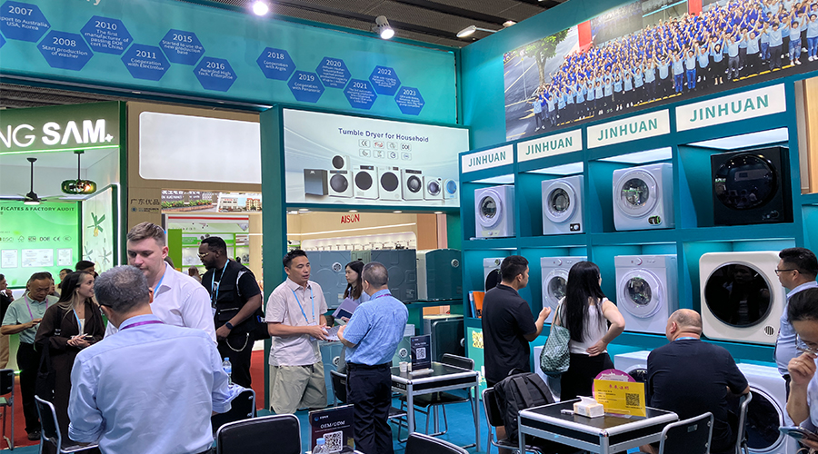 廣交會(huì)新老朋友齊聚，金環(huán)電器展位人氣旺