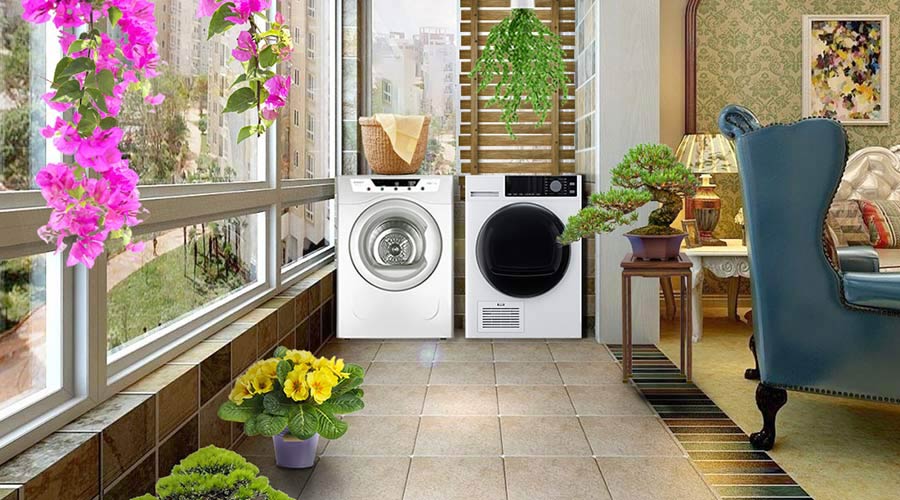 家居陽臺晾曬衣物不干怎么辦，衣物烘干機來解決！