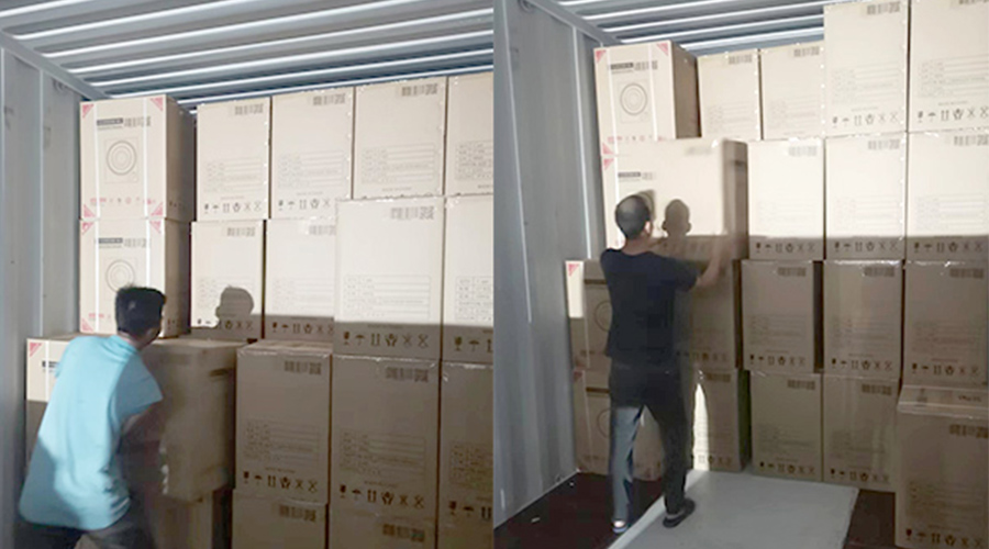 裝柜日常！日本客戶Sentern滾筒干衣機順利出貨