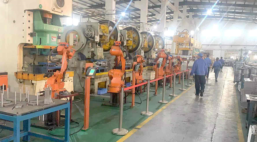 揭秘金環(huán)電器滾筒干衣機(jī)沖壓自動(dòng)化生產(chǎn)是如何進(jìn)行的？