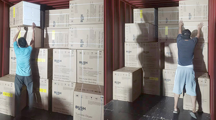 各司其職合力做好英國(guó)Argos客戶(hù)衣物烘干機(jī)出貨任務(wù)！