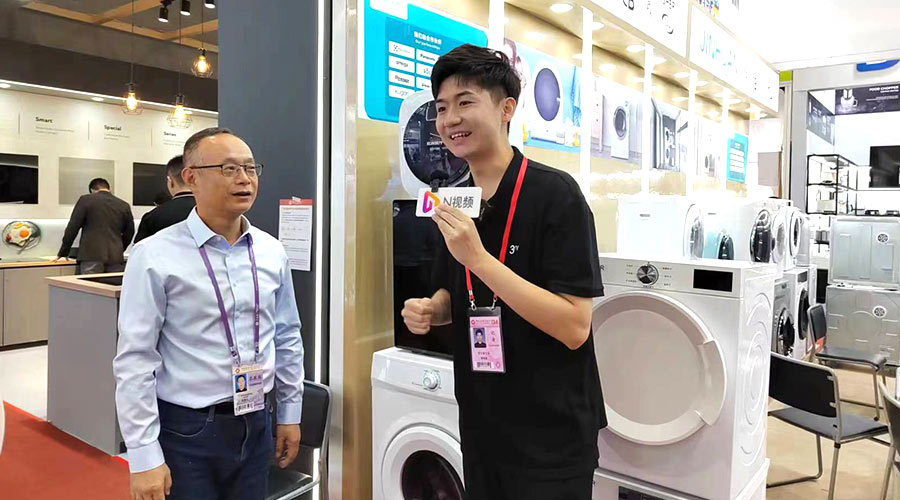 廣交會熱點！央視、新華網(wǎng)等媒體聚焦金環(huán)電器滾筒干衣機