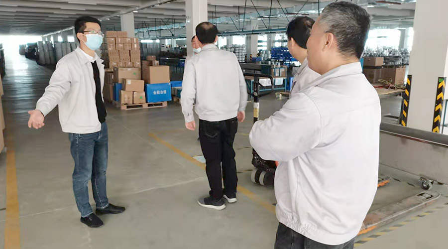 查隱患 防事故！金環(huán)電器領(lǐng)導(dǎo)開展節(jié)前安全檢查